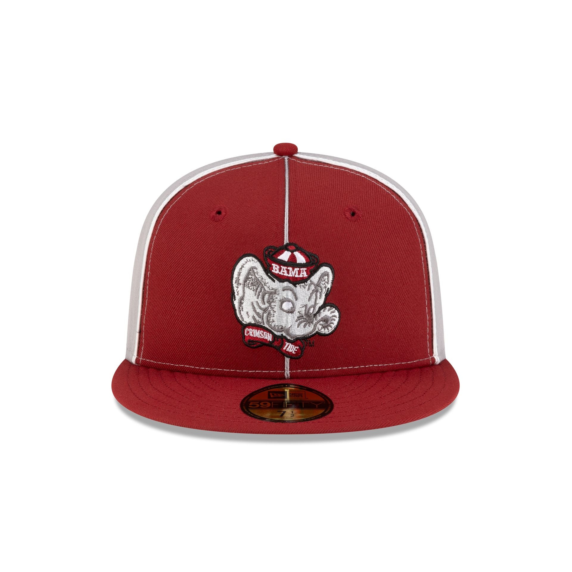 Alternative view of Just Caps College Pinwheel Alabama Crimson Tide College Vault 59Fifty Fitted Hat