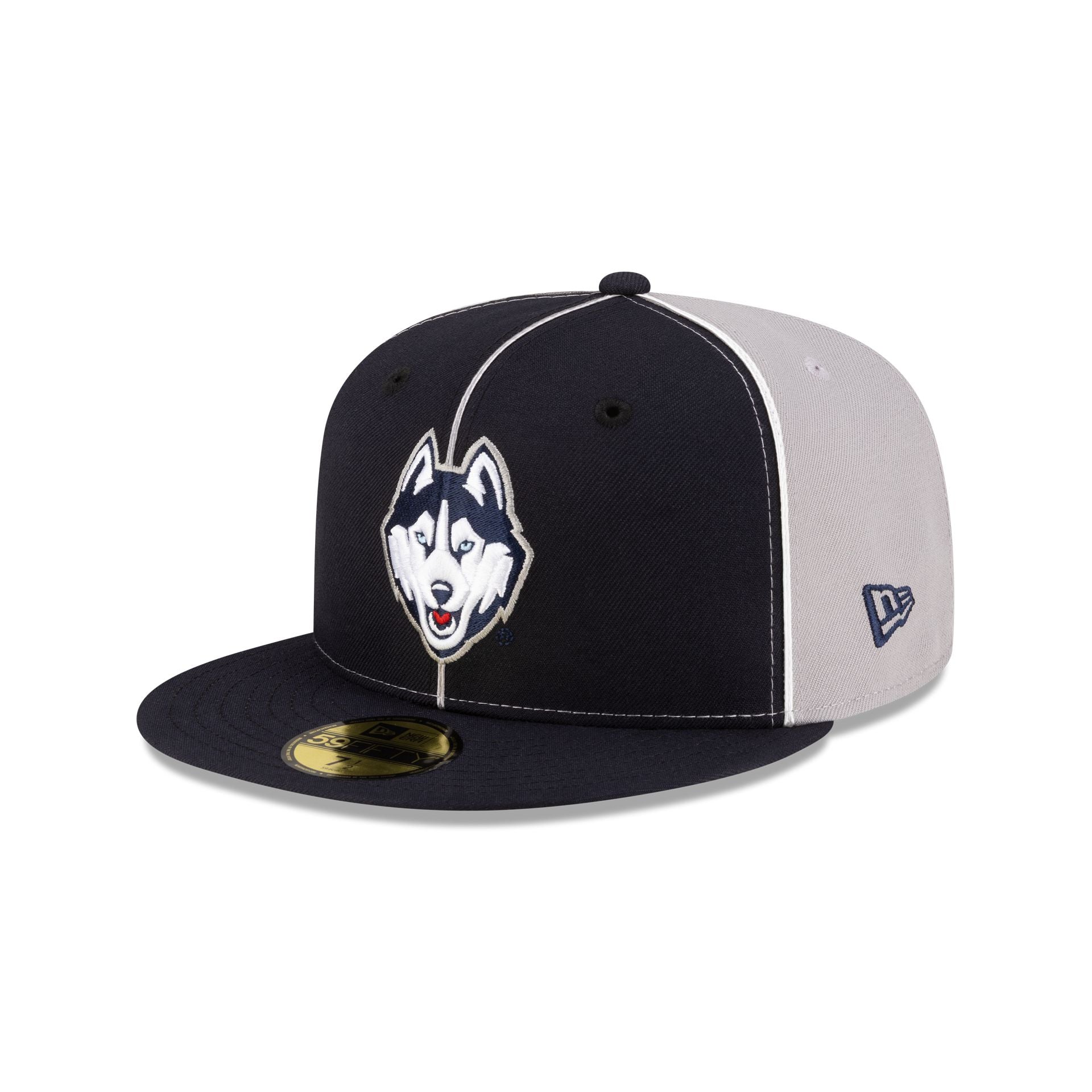 Just Caps College Pinwheel Connecticut Huskies 59Fifty Fitted Hat