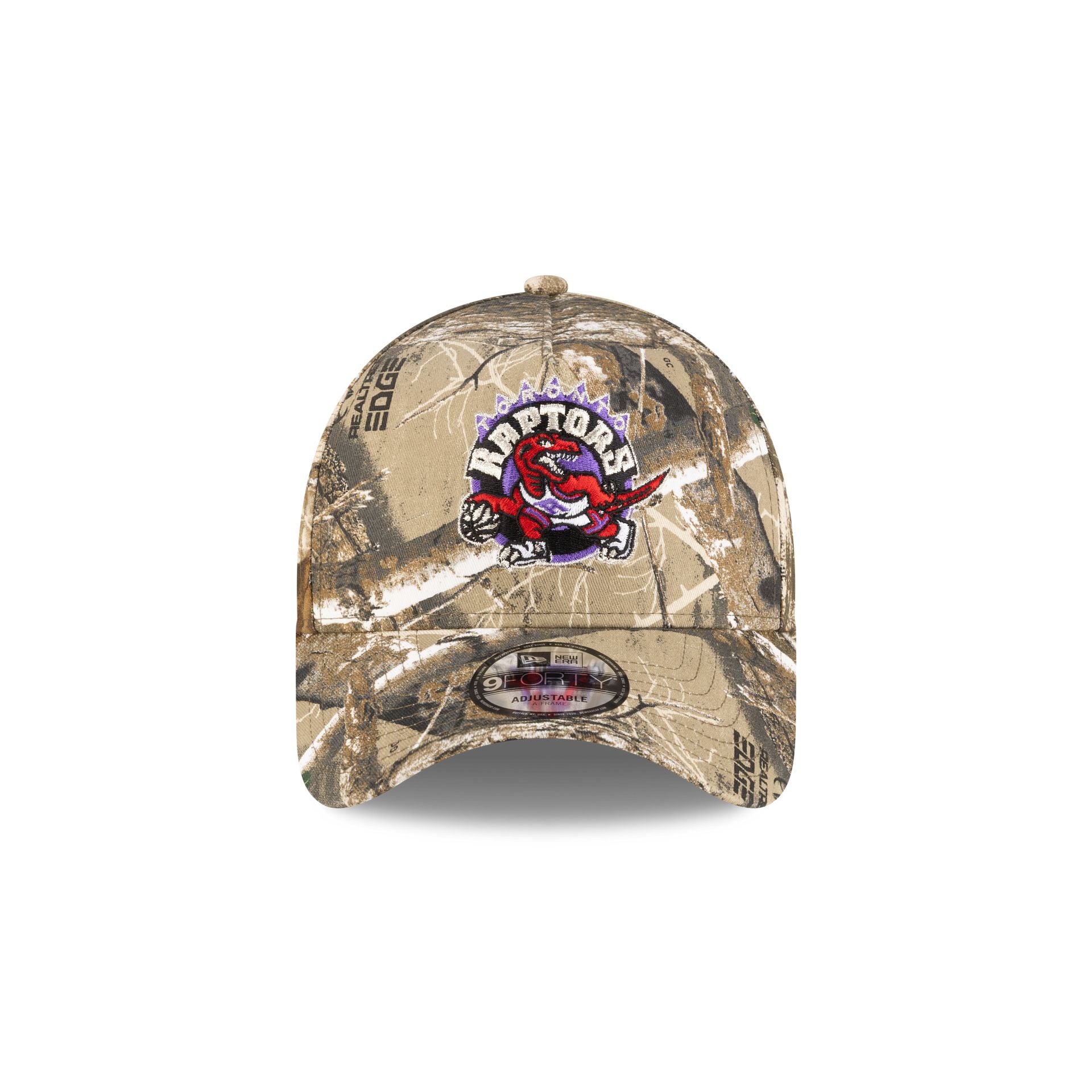 Alternative view of Toronto Raptors 1995-2008 Hardwood Classics Realtree 9Forty A-Frame Snapback Hat