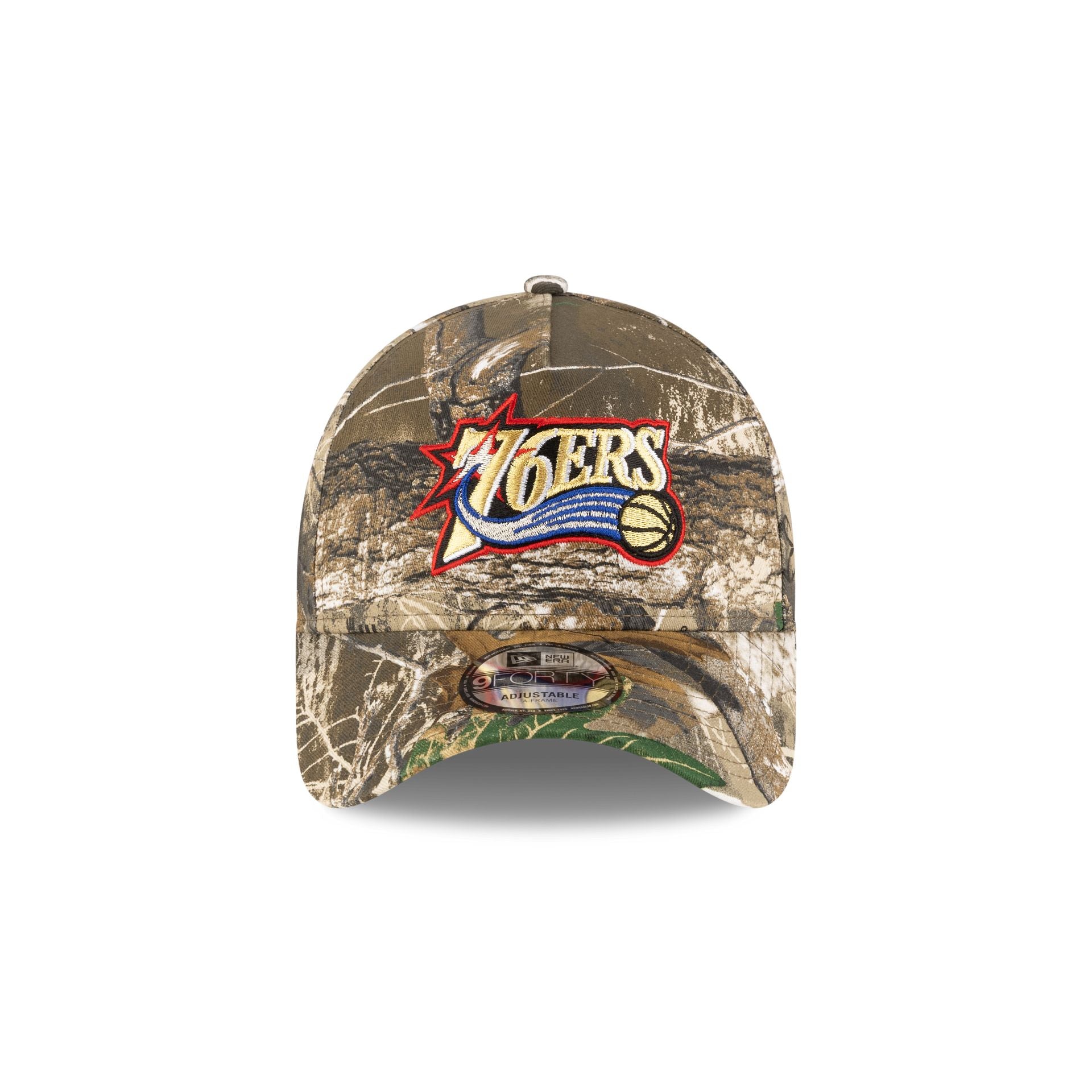 Alternative view of Philadelphia 76Ers 1997-2009 Hardwood Classics Realtree 9Forty A-Frame Snapback Hat