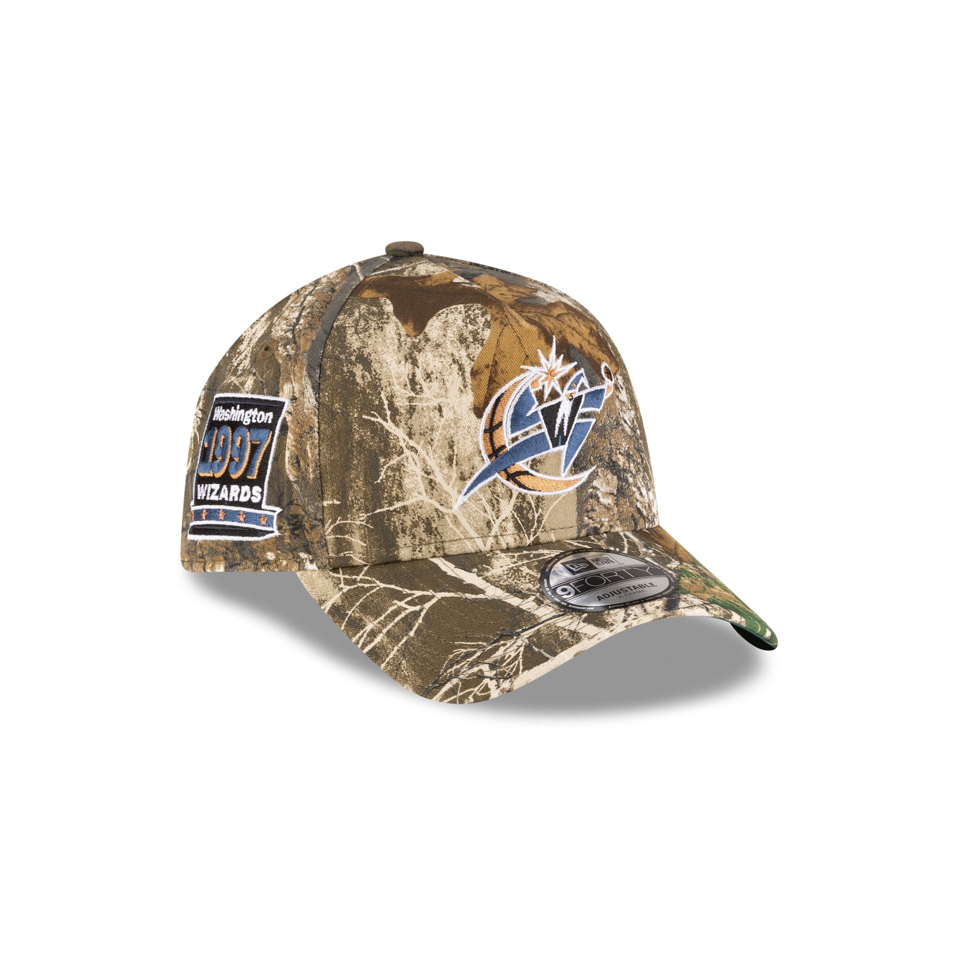 Washington Wizards 1997-2011 Hardwood Classics Realtree 9Forty A-Frame Snapback Hat