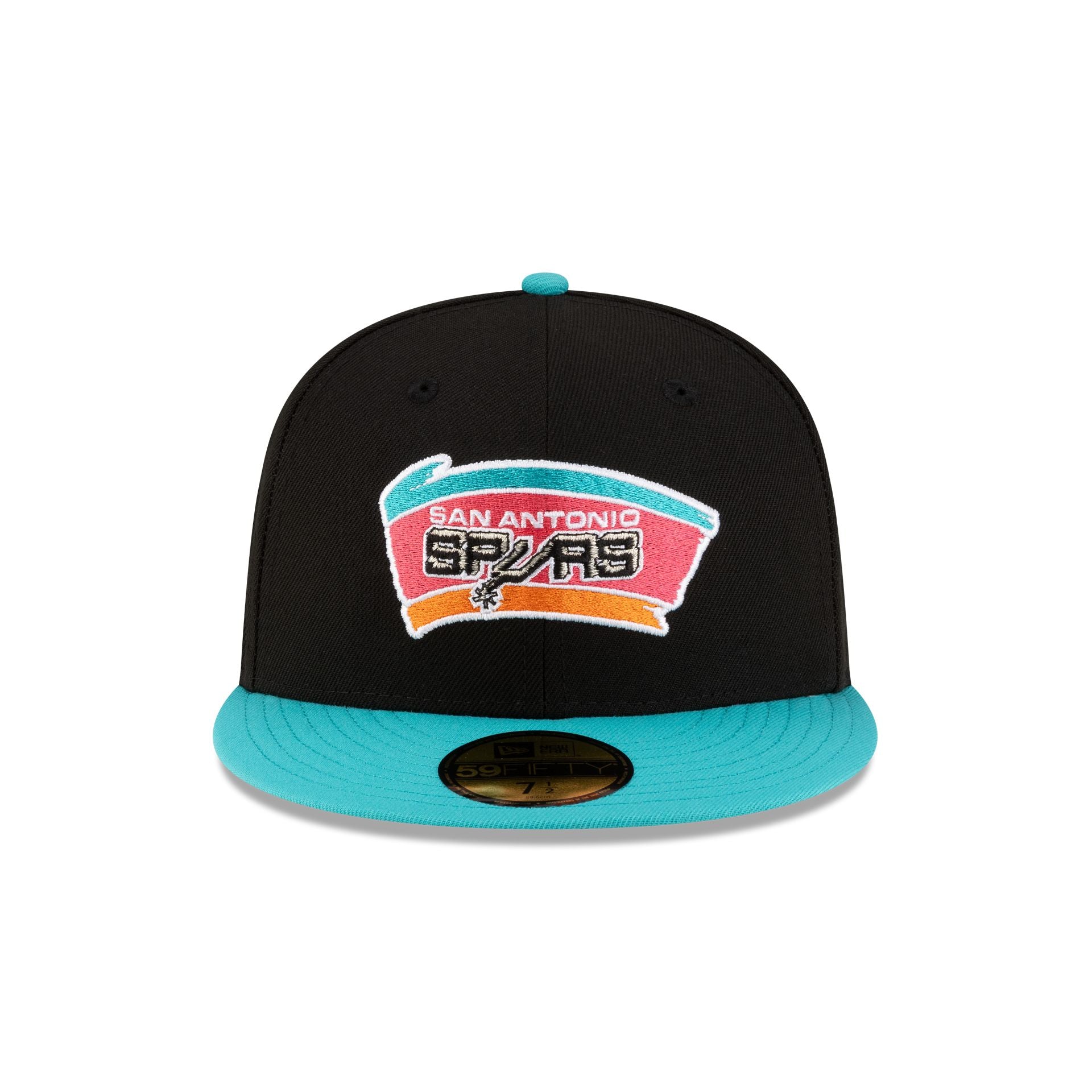 Alternative view of San Antonio Spurs 1989-2002 Hardwood Classics Black 59Fifty Fitted Hat