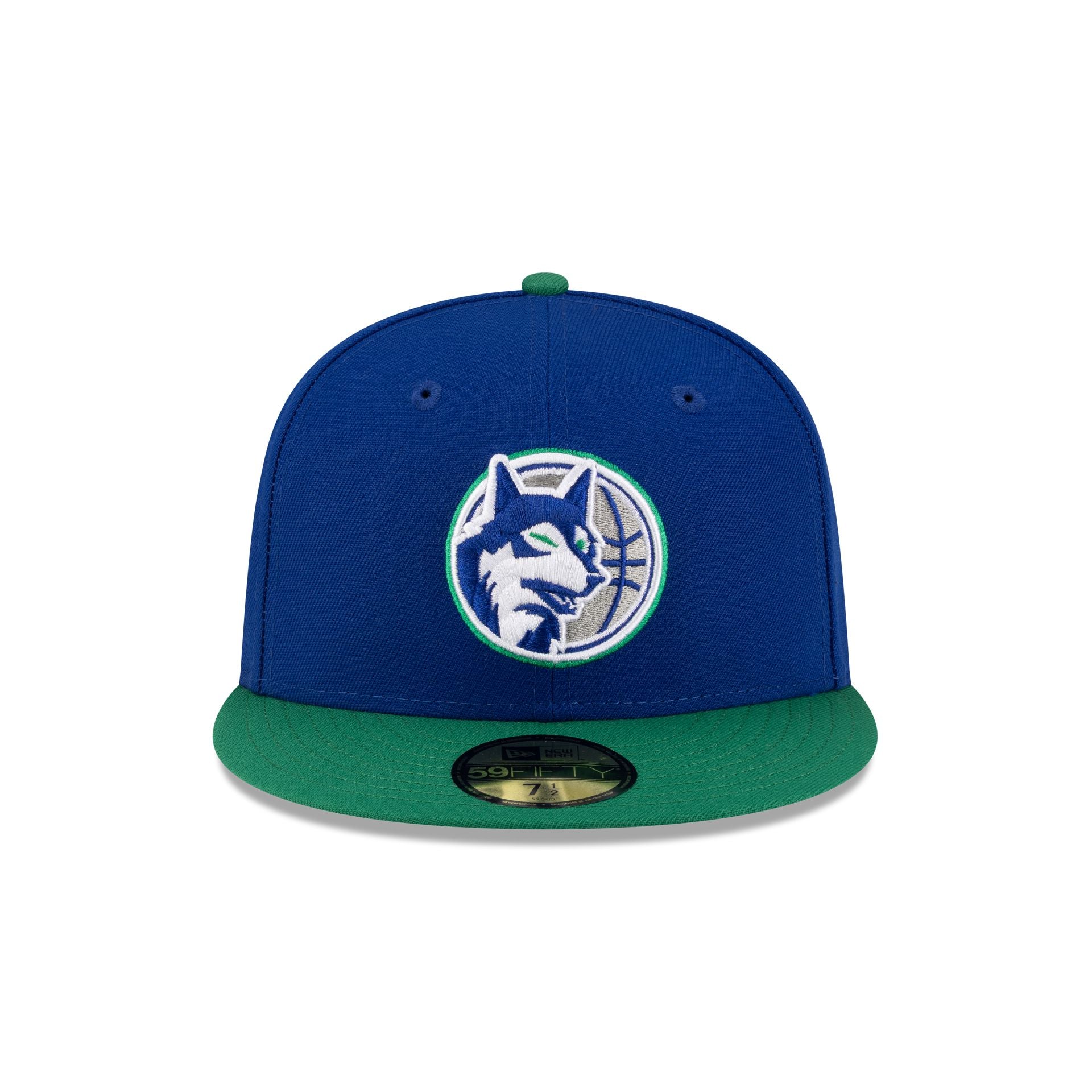 Alternative view of Minnesota Timberwolves 1989-1996 Hardwood Classics Express 59Fifty Fitted Hat