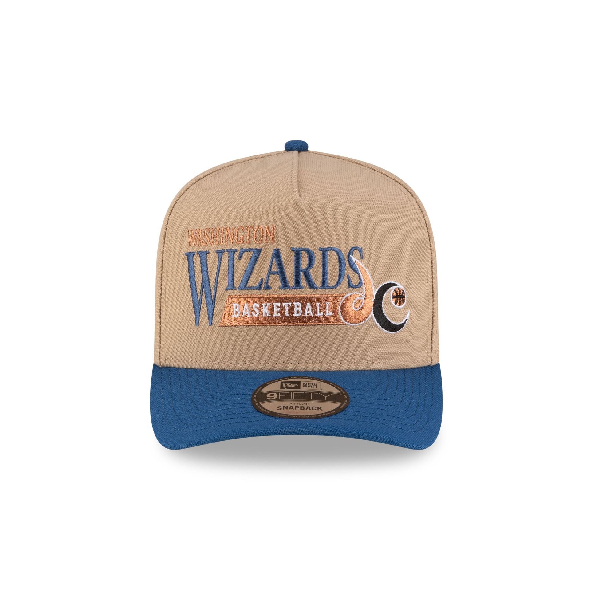 Alternative view of Washington Wizards 1997-2011 Hardwood Classics Liner Camel 9Fifty A-Frame Snapback Hat