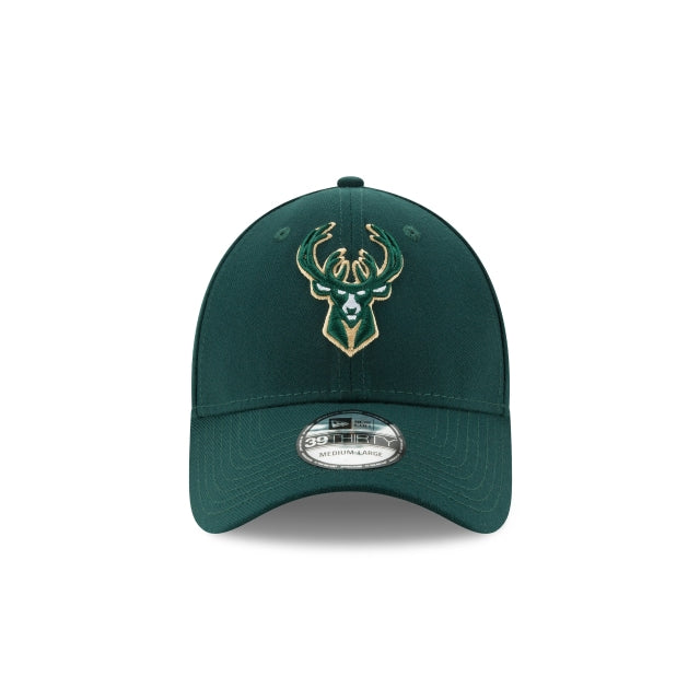 Alternative view of Milwaukee Bucks Team Classic 39Thirty Stretch Fit Hat