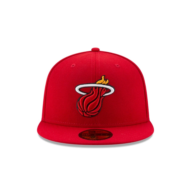 Alternative view of Miami Heat Team Color Alt 59Fifty Fitted Hat