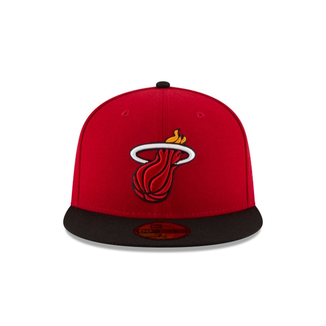 Alternative view of Miami Heat 2Tone Alt 59Fifty Fitted Hat