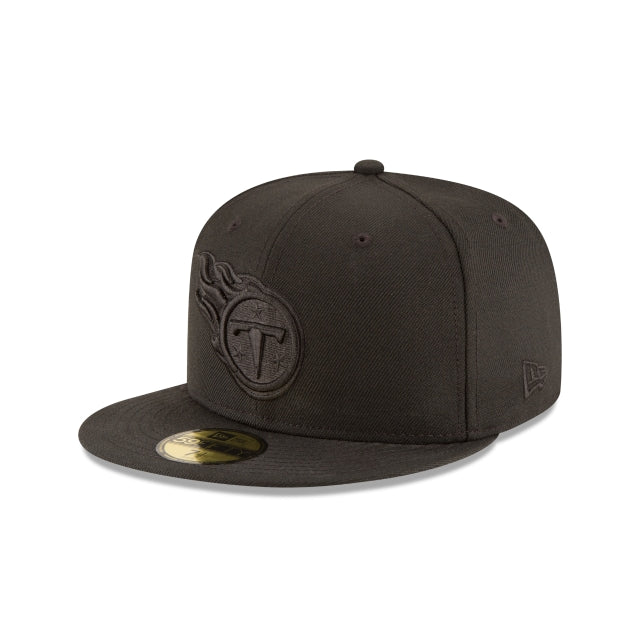 Tennessee Titans Black On Black 59Fifty Fitted Hat
