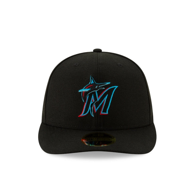 Alternative view of Miami Marlins Authentic Collection Low Profile 59Fifty Fitted Hat