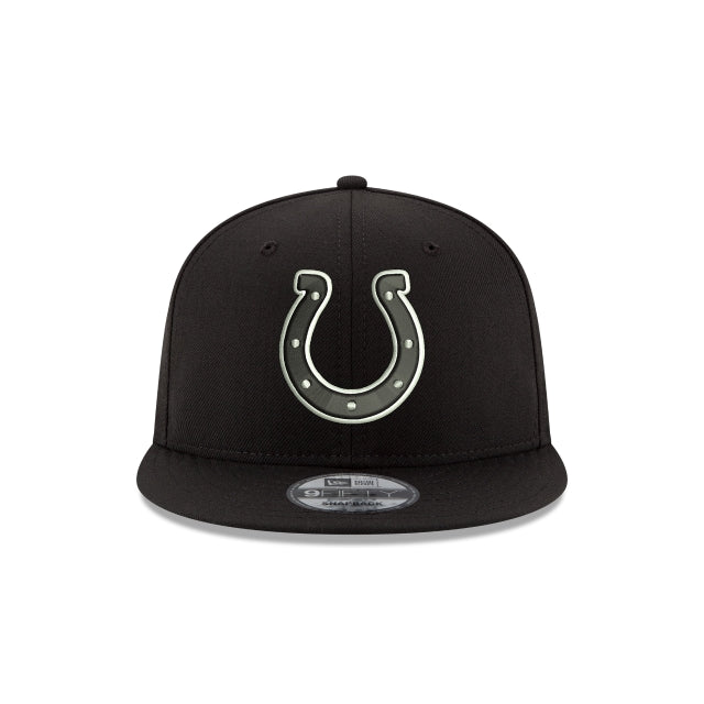 Alternative view of Indianapolis Colts Black And White 9Fifty Snapback Hat