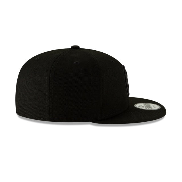 Pittsburgh Steelers Black On Black 9Fifty Snapback Hat - Image 10