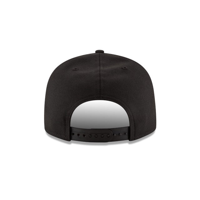 Pittsburgh Steelers Black On Black 9Fifty Snapback Hat - Image 8