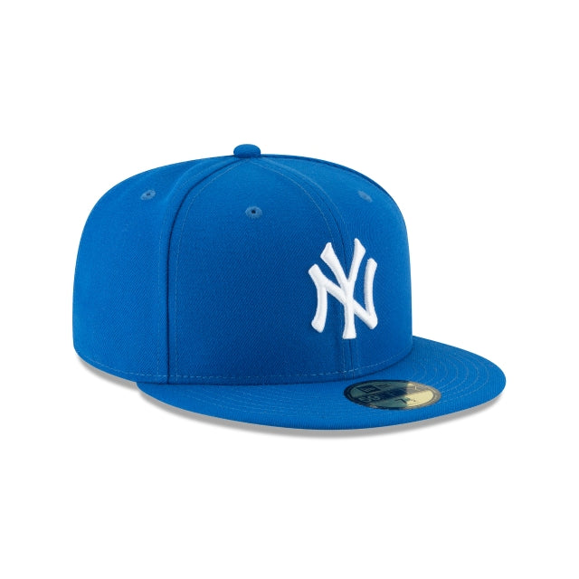 New York Yankees Blue Basic 59Fifty Fitted Hat - Image 3