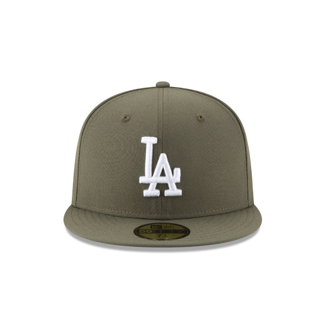 Los Angeles Dodgers Olive 59Fifty Fitted Hat - Image 2