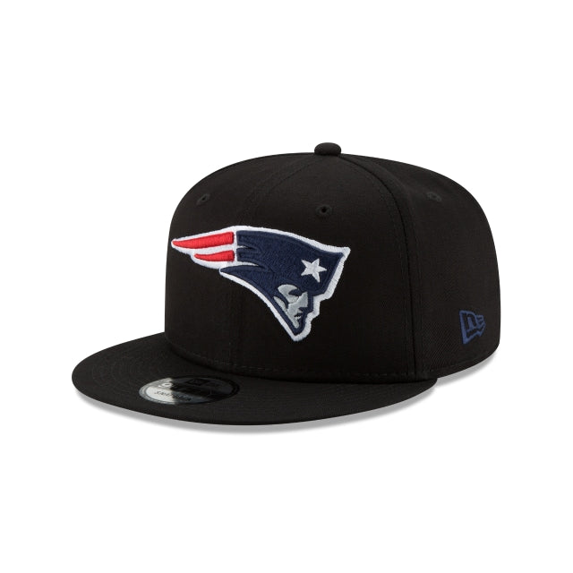 New England Patriots Black 9Fifty Snapback Hat
