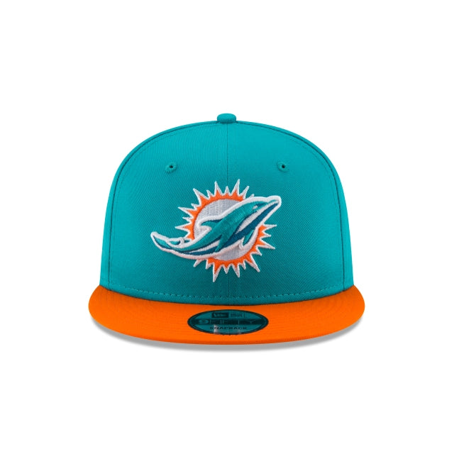 Alternative view of Miami Dolphins Two Tone 9Fifty Snapback Hat