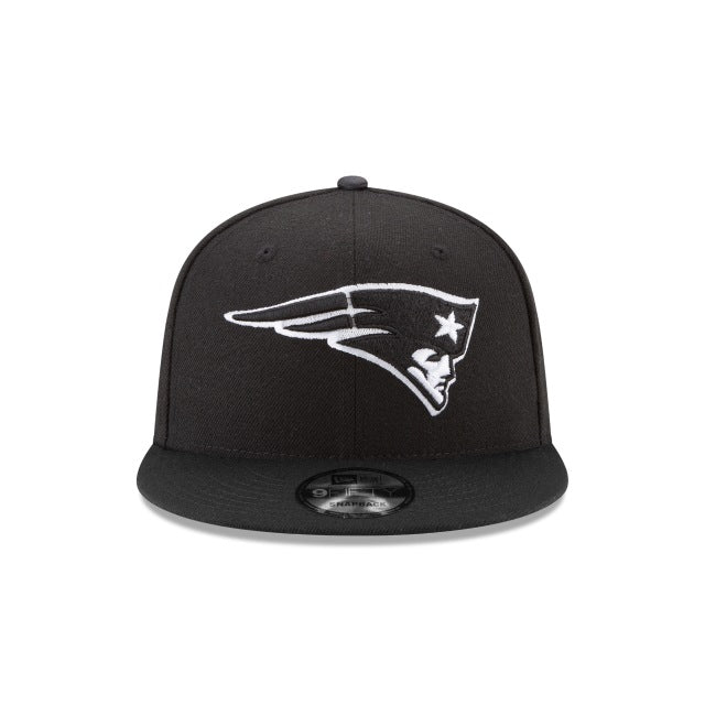 Alternative view of New England Patriots Black & White 9Fifty Snapback Hat
