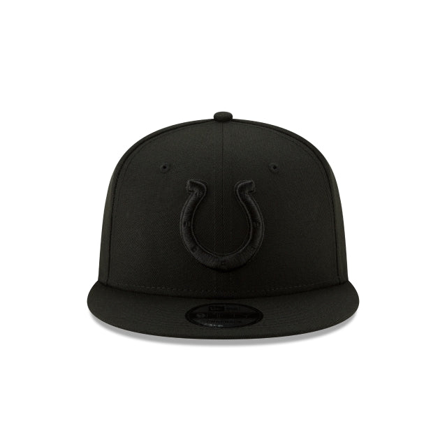 Alternative view of Indianapolis Colts Basic Black On Black 9Fifty Snapback Hat