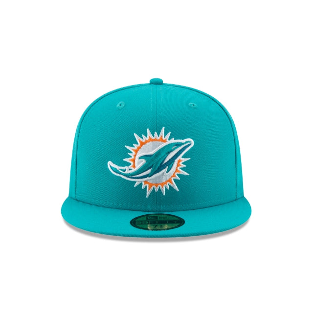Alternative view of Miami Dolphins Teal 59Fifty Fitted Hat