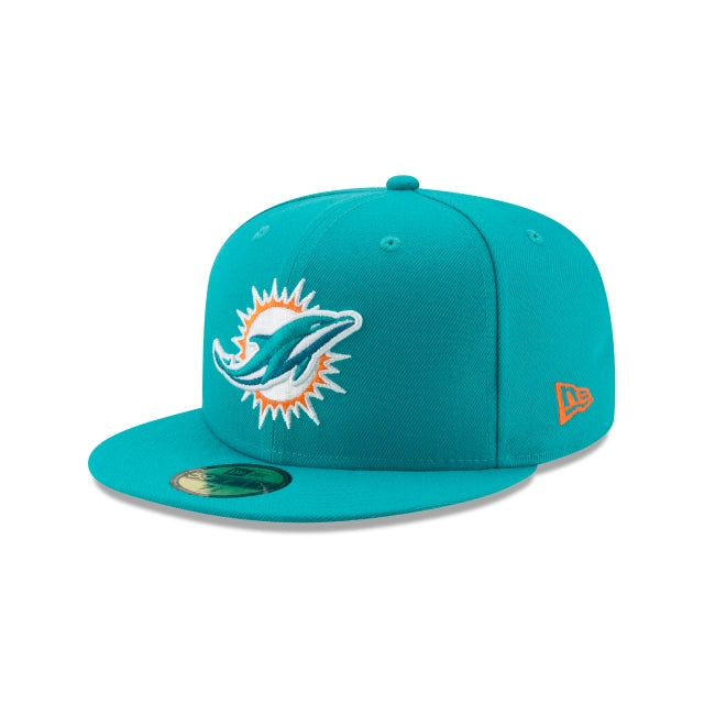 Miami Dolphins Teal 59Fifty Fitted Hat