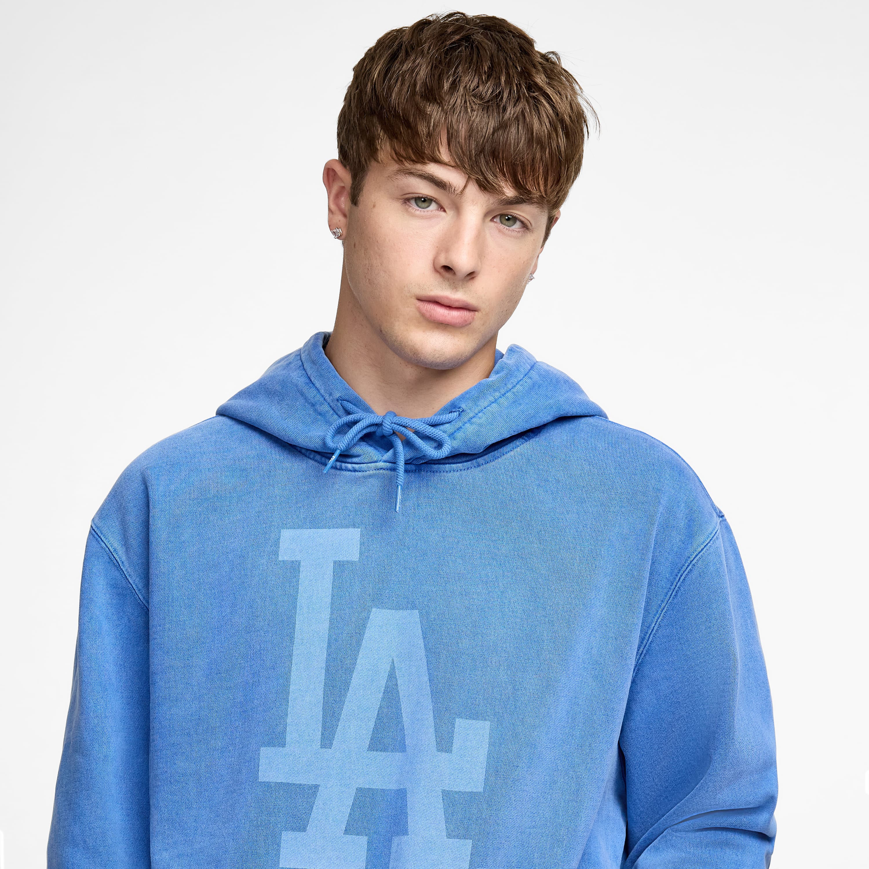 Alternative view of Boston Red Sox Pigment Logo Dress Blues Hoodie
