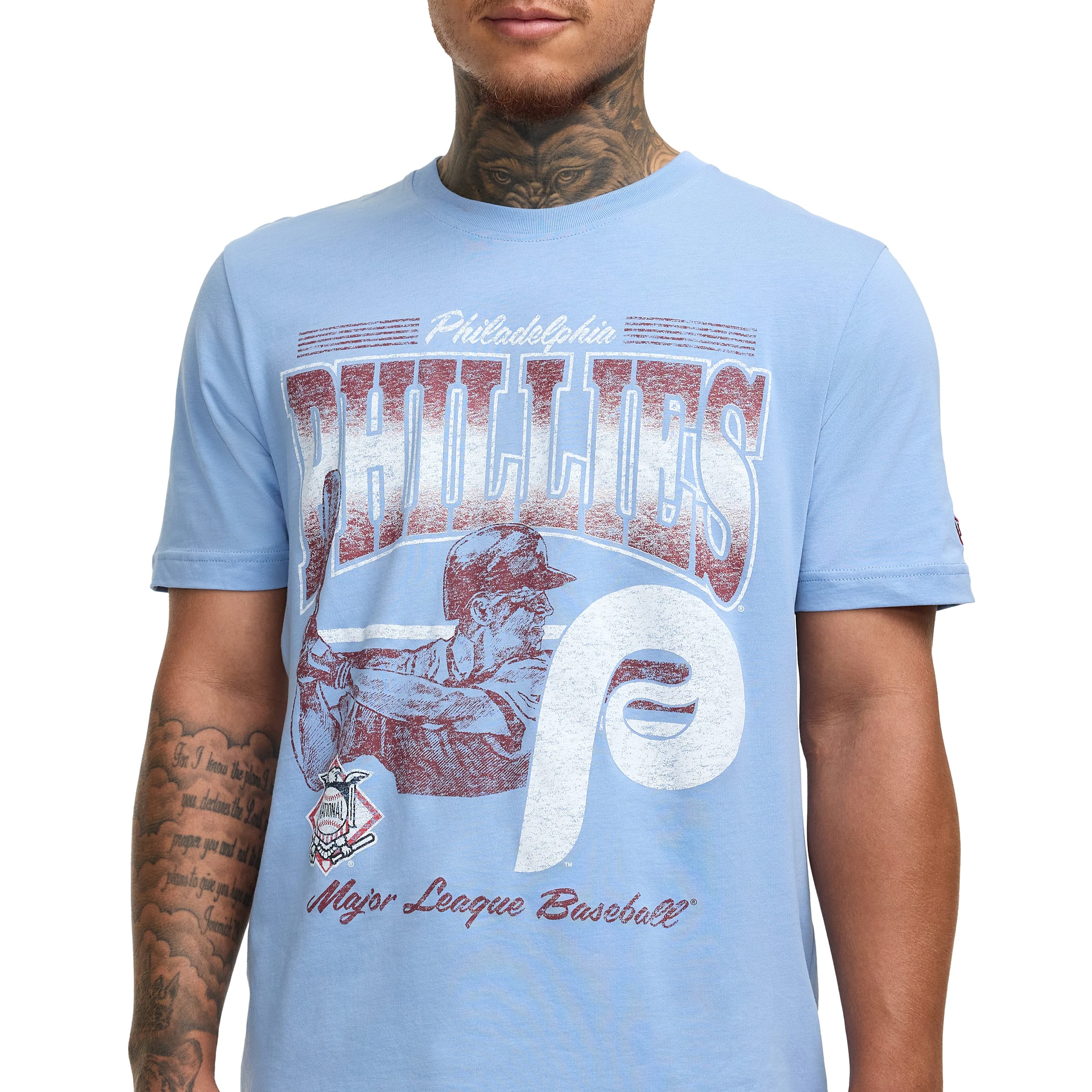 Alternative view of Boston Bruins Throwback Distress T-Shirt