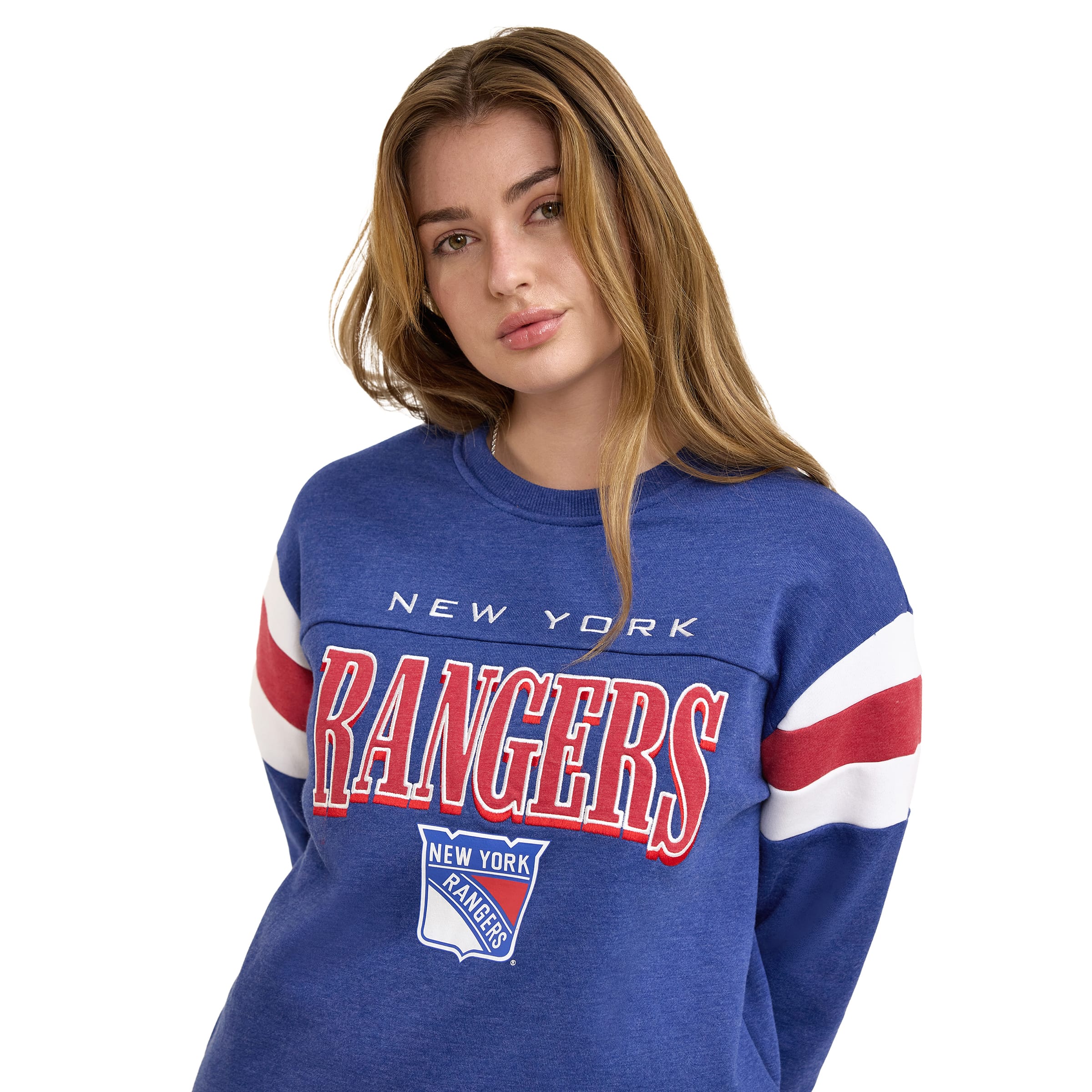 Alternative view of Boston Bruins Throwback Women's Crewneck