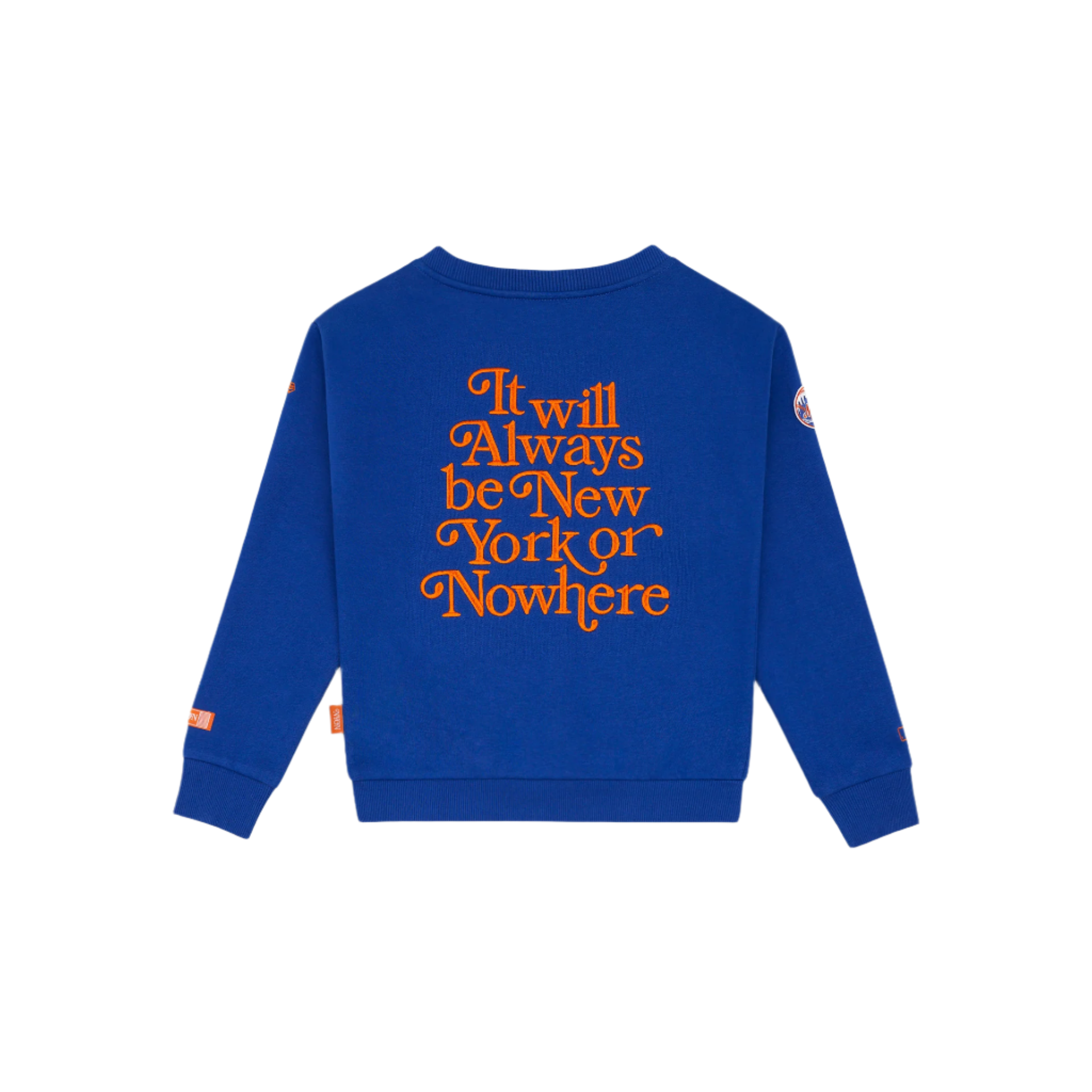 Alternative view of New York Or Nowhere X New York Mets Youth Light Royal Crewneck