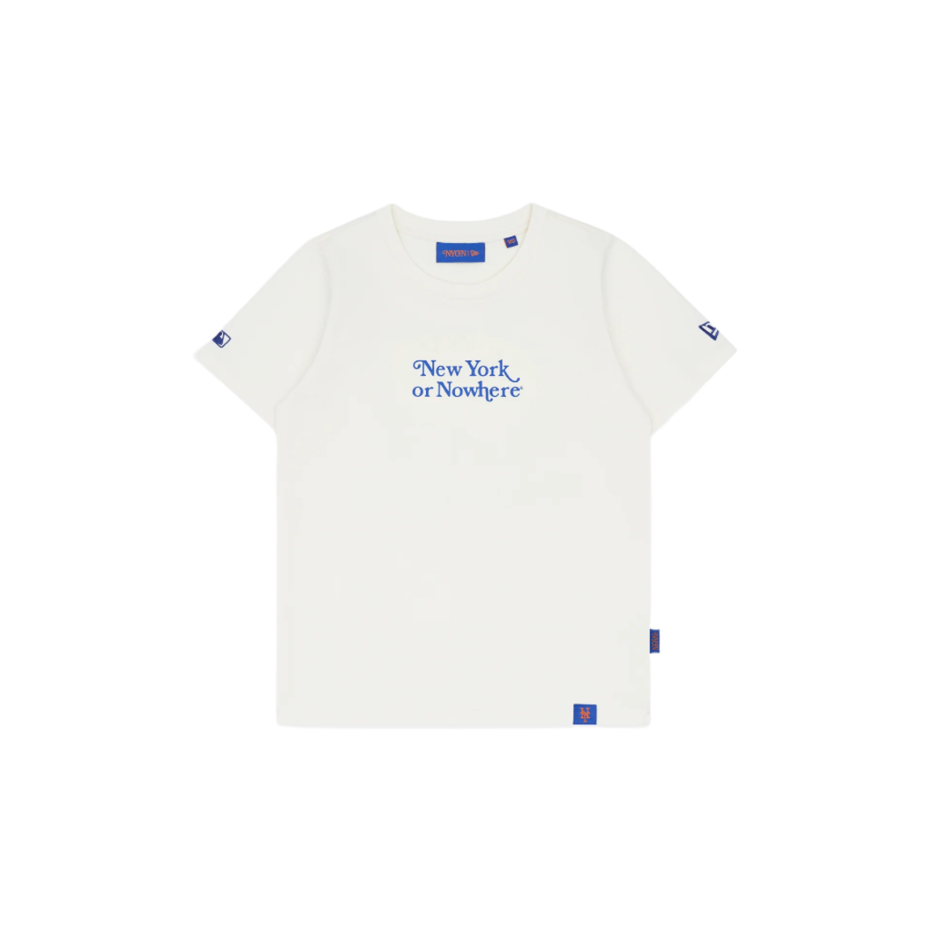 New York Or Nowhere X New York Mets Youth Chrome White T-Shirt