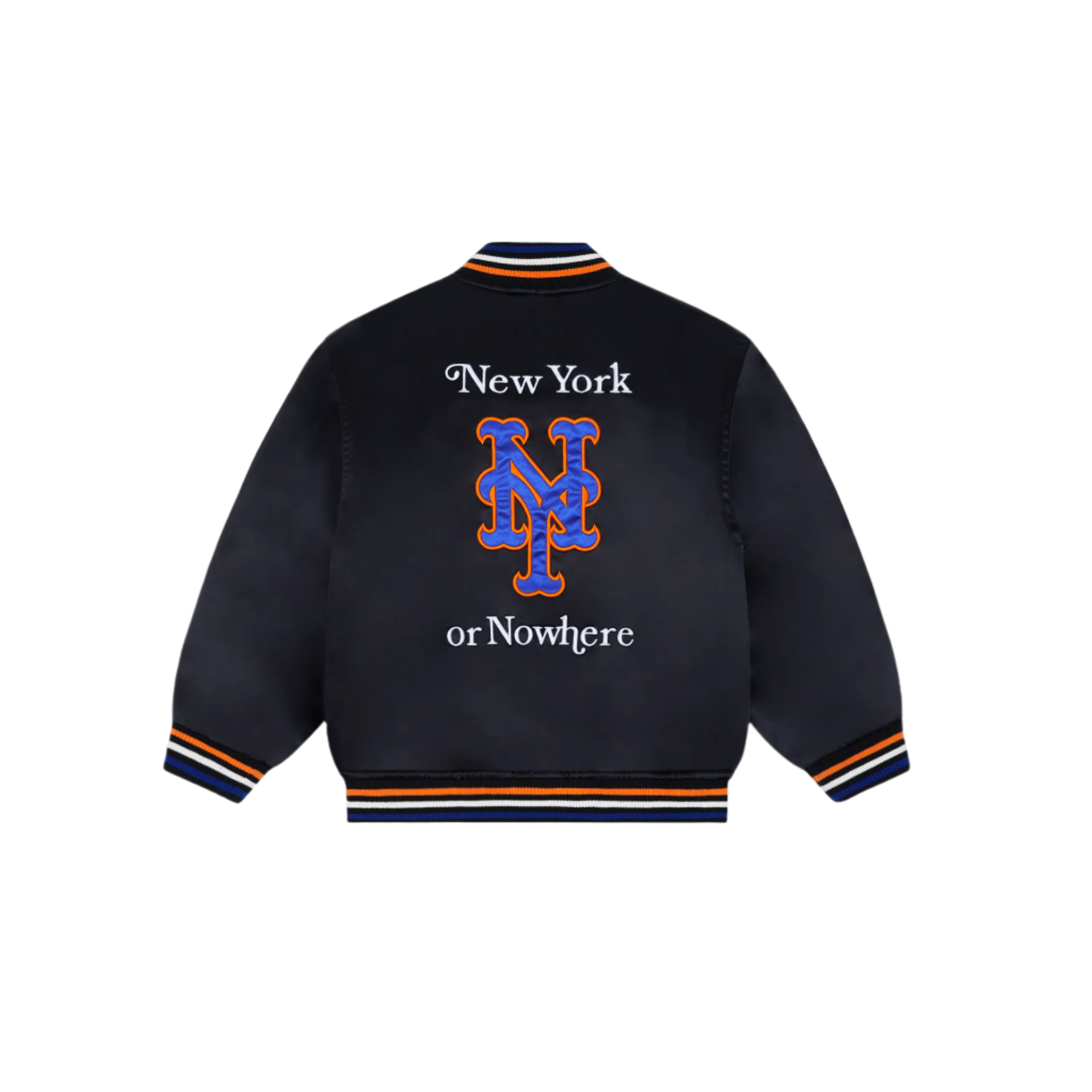 Alternative view of New York Or Nowhere X New York Mets Youth Black Jacket