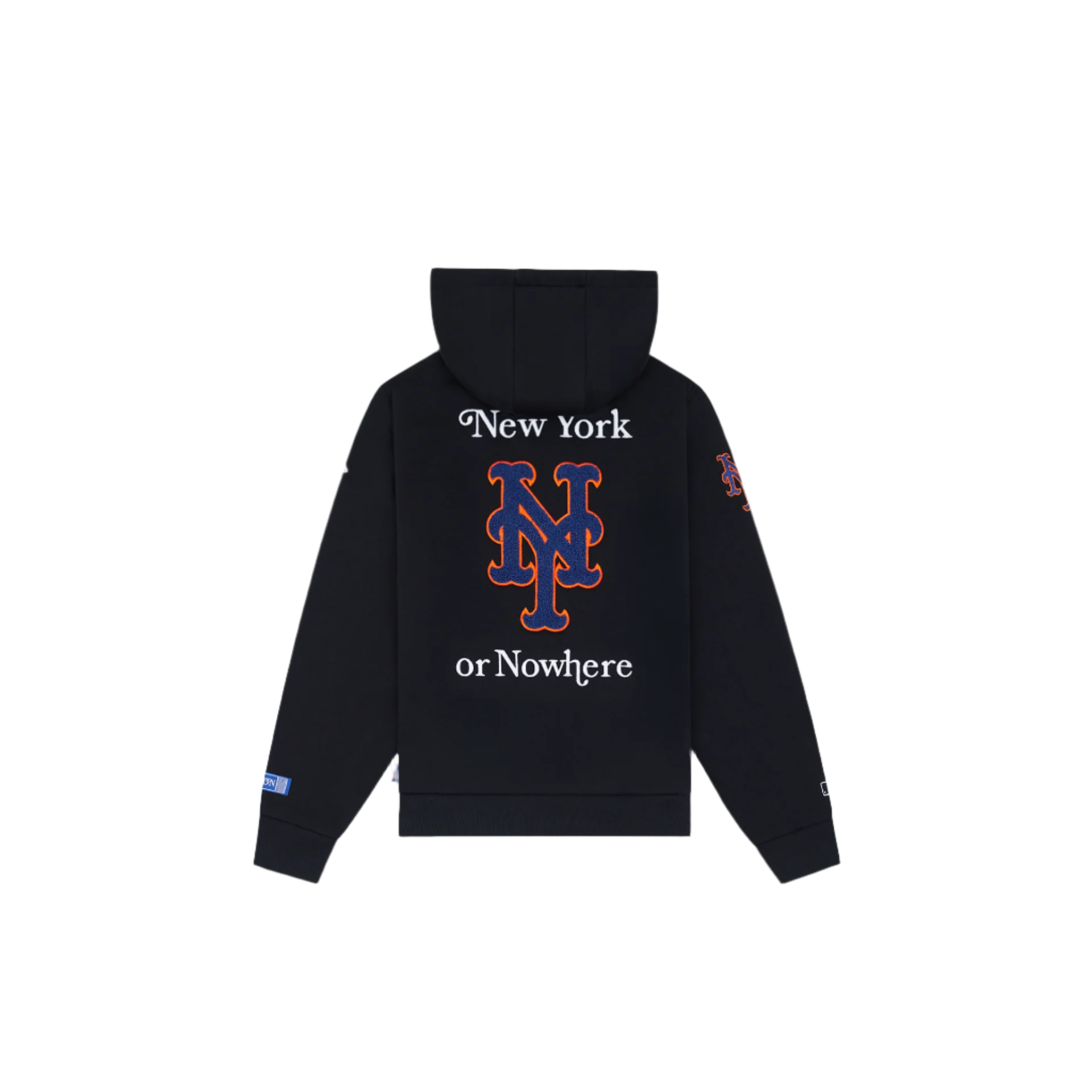 Alternative view of New York Or Nowhere X New York Mets Youth Black Full-Zip Hoodie