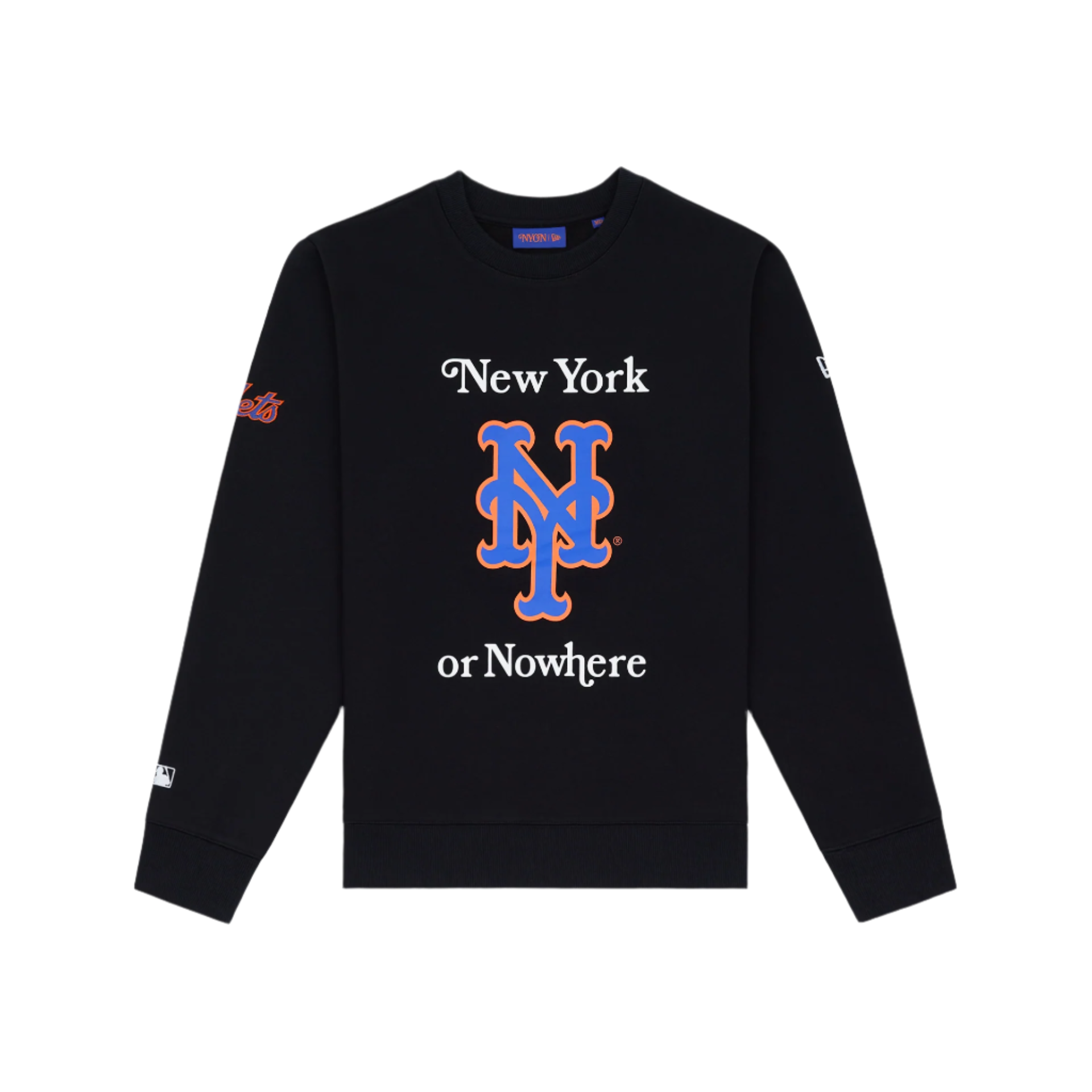 New York Or Nowhere X New York Mets Black Crewneck