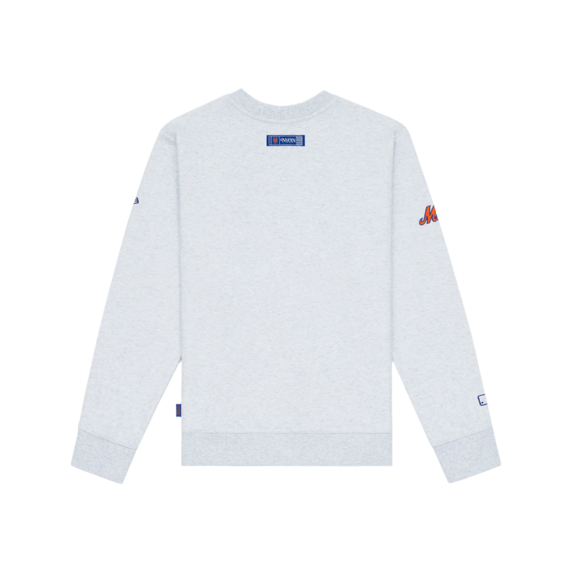 Alternative view of New York Or Nowhere X New York Mets White Crewneck