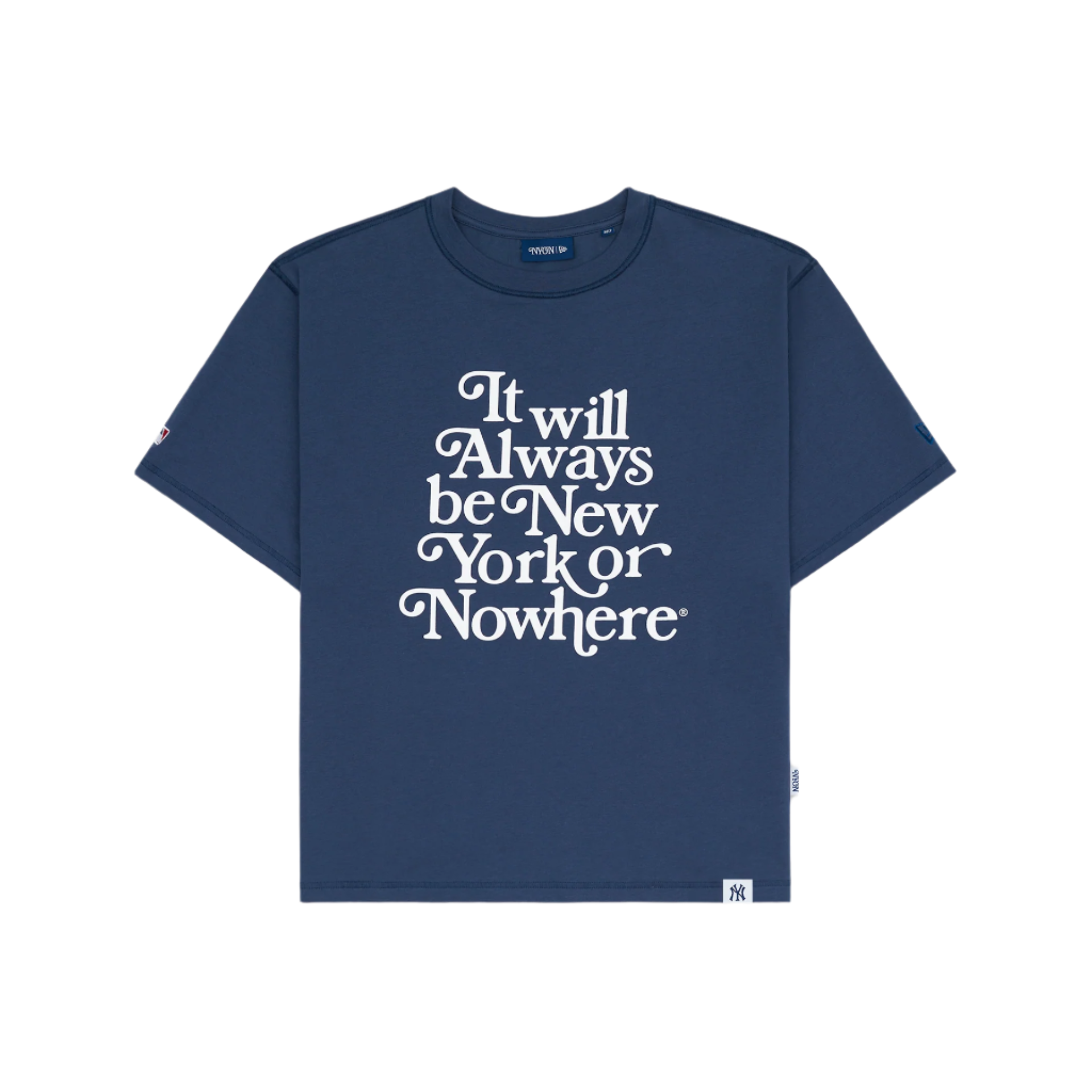 New York Or Nowhere X New York Yankees Navy Relaxed Motto Short-Sleeve T-Shirt