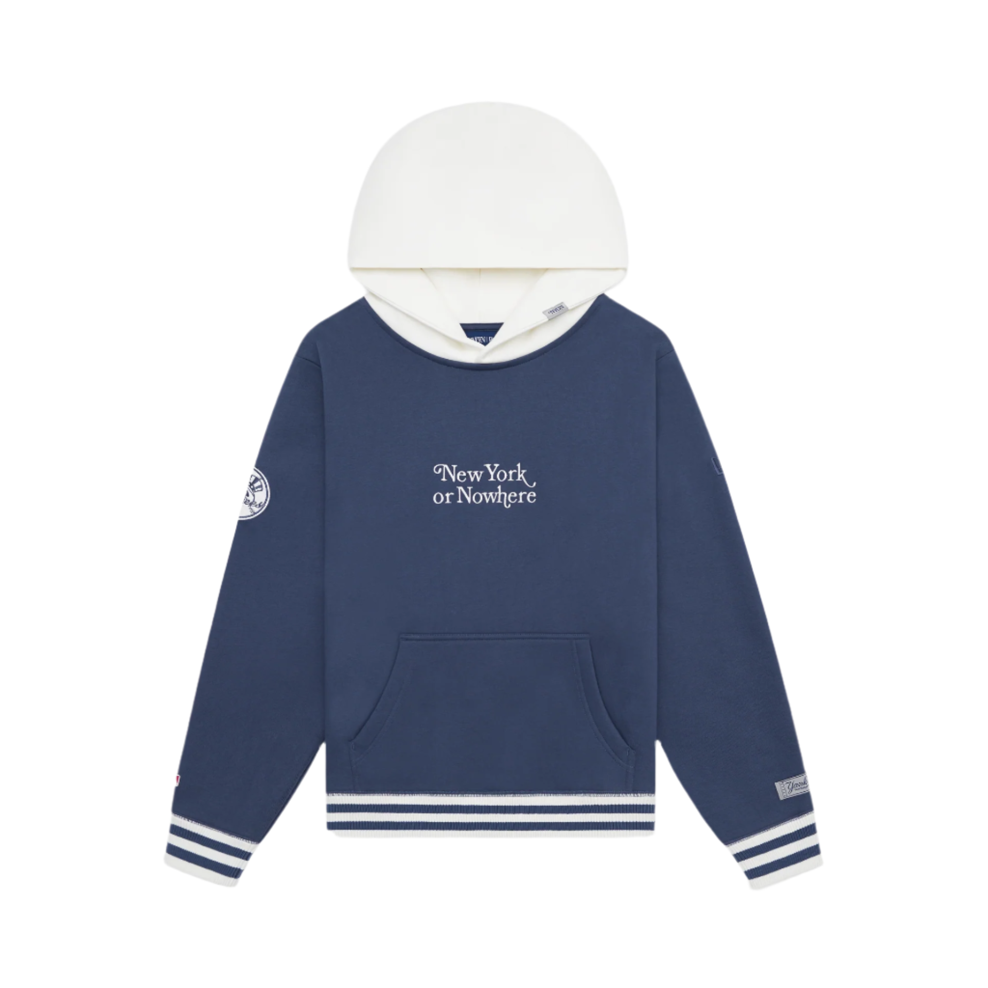 New York Or Nowhere X New York Yankees Navy Motto Hoodie