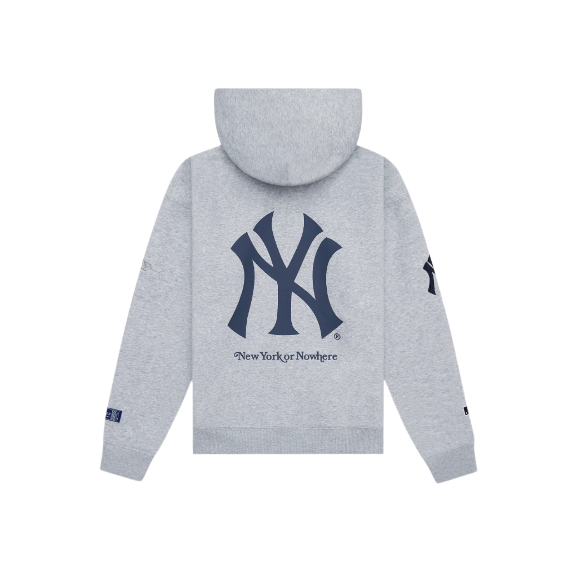 Alternative view of New York Or Nowhere X New York Yankees Heather Gray Full-Zip Hoodie