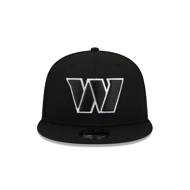 Alternative view of Washington Commanders Black And White 9Fifty Snapback Hat