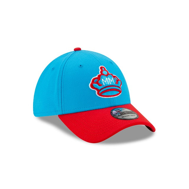 Miami Marlins City Connect 39Thirty Stretch Fit Hat - Image 3