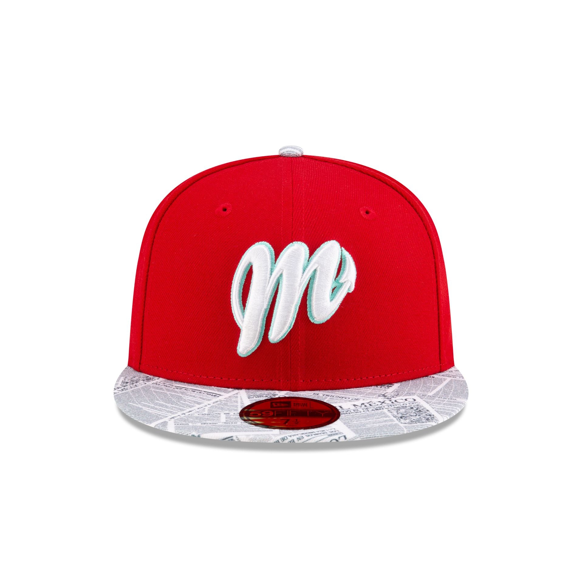 Alternative view of Diablos Rojos Del MéXico Red 59Fifty Fitted Hat