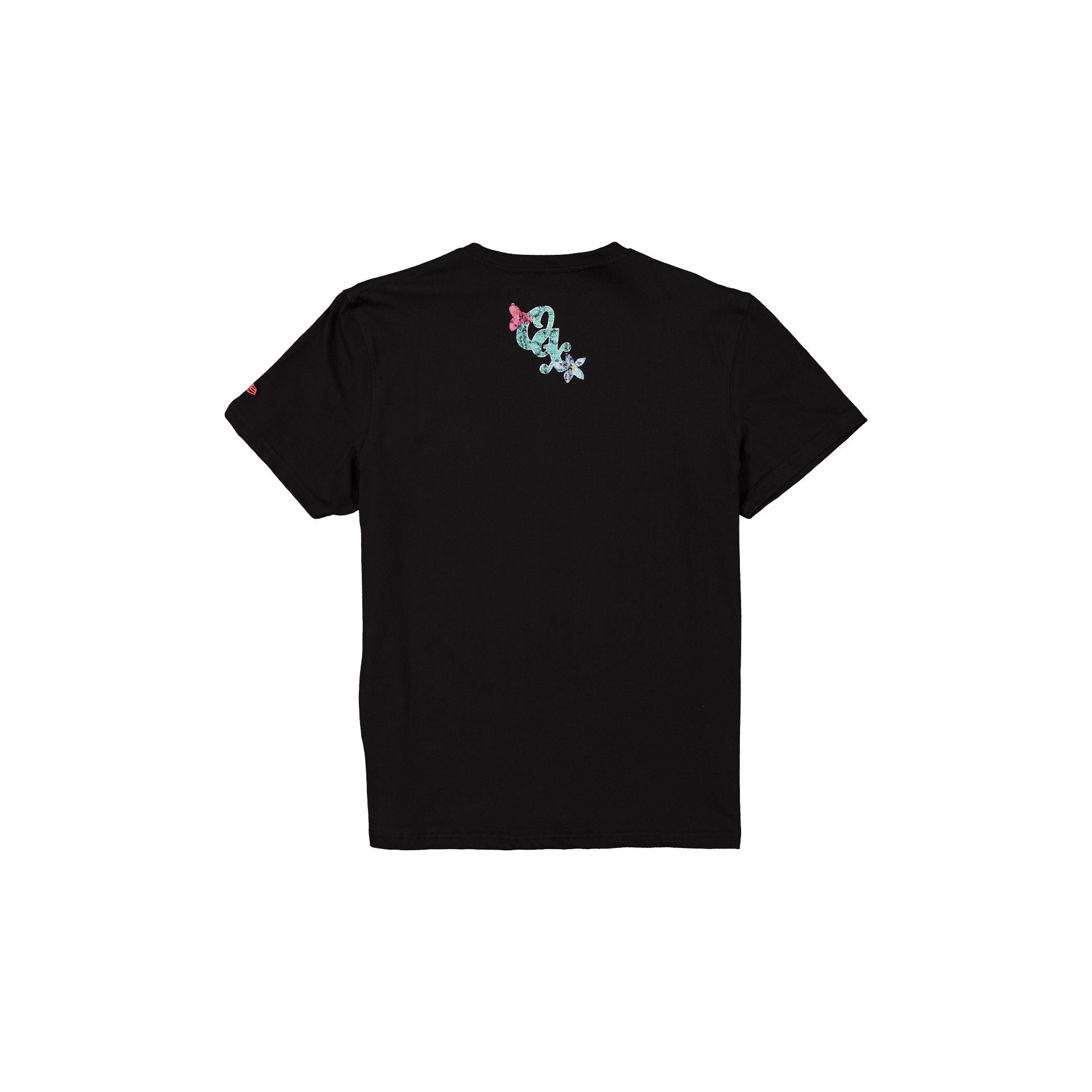 Alternative view of Guerreros De Oaxaca Black Floral T-Shirt