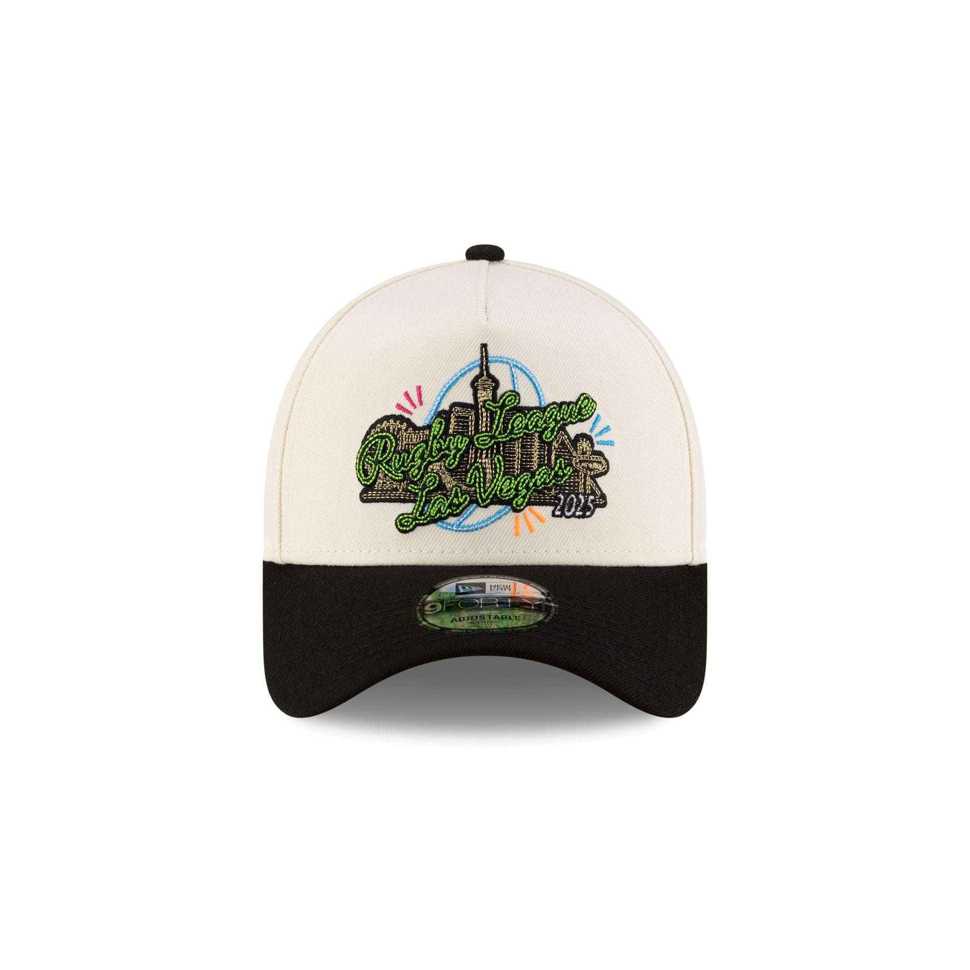 Alternative view of 2025 Rugby League Las Vegas Chrome 9Forty A-Frame Snapback Hat