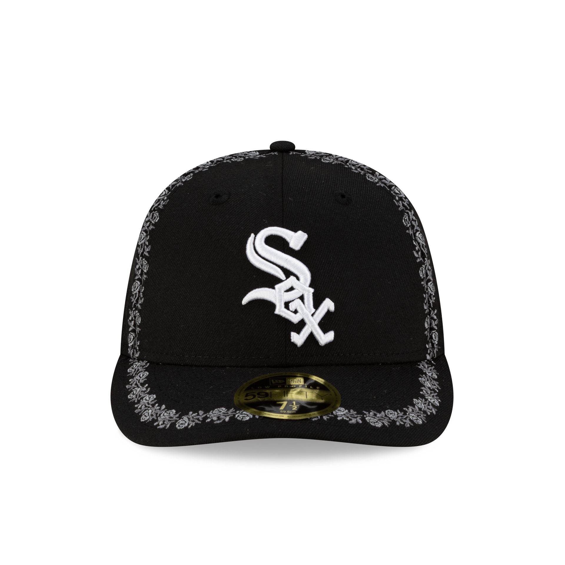 Alternative view of Chicago White Sox Rose Emblem Low Profile 59Fifty Fitted Hat