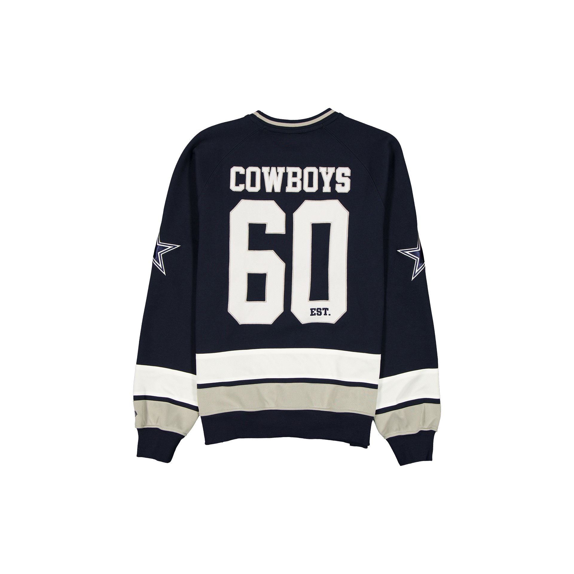 Alternative view of Dallas Cowboys Man-To-Man Navy Crewneck