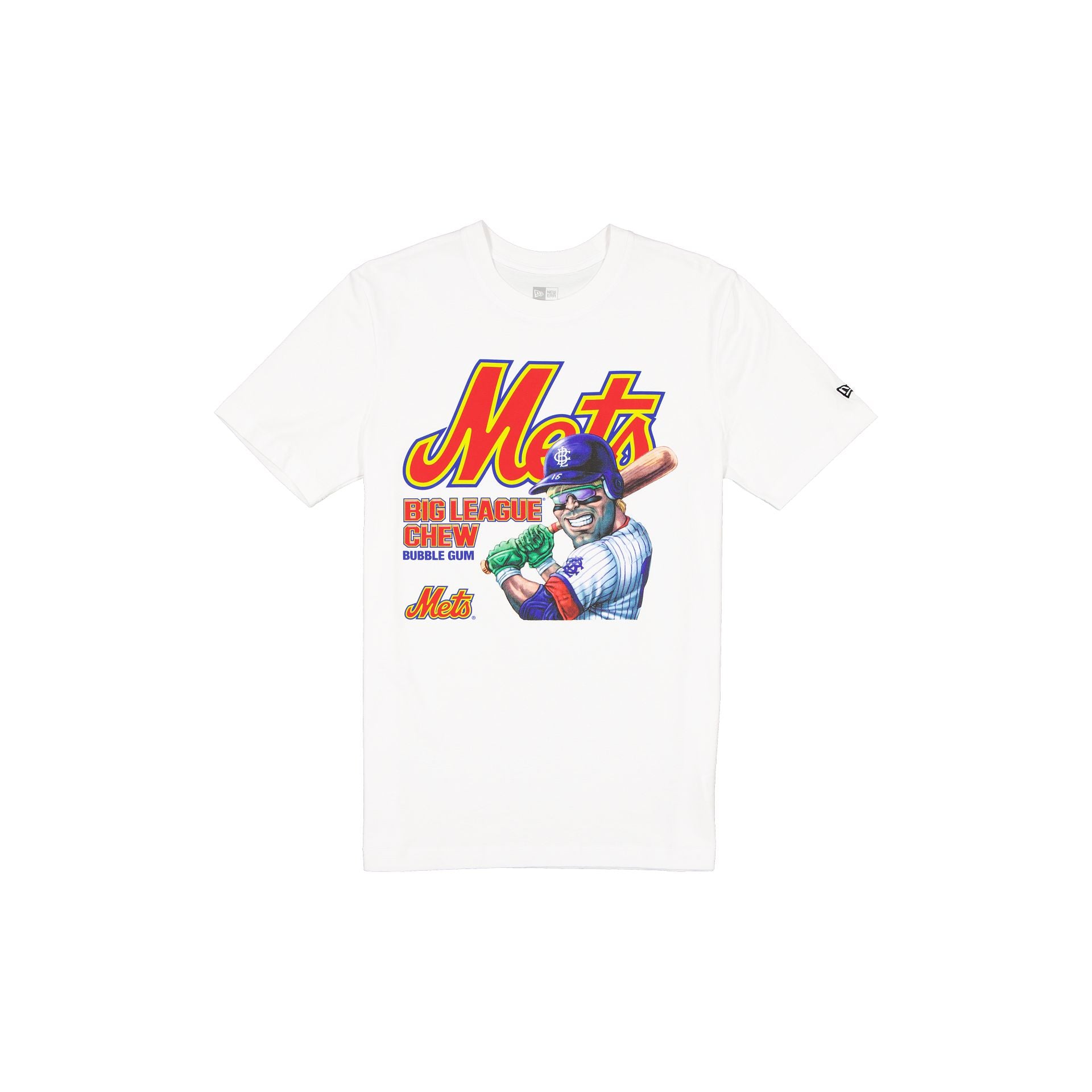 Big League Chew X New York Mets White T-Shirt
