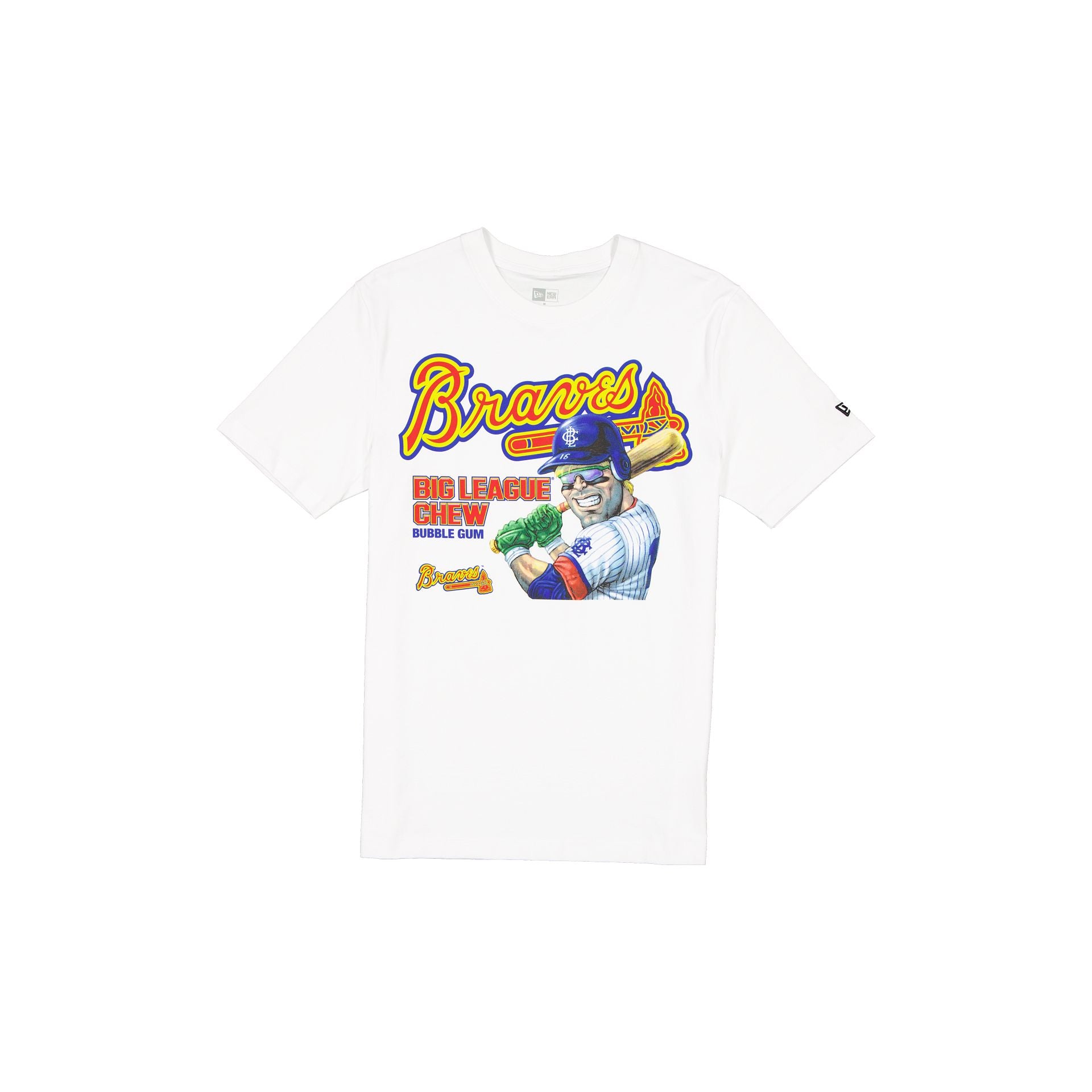 Big League Chew X Atlanta Braves White T-Shirt