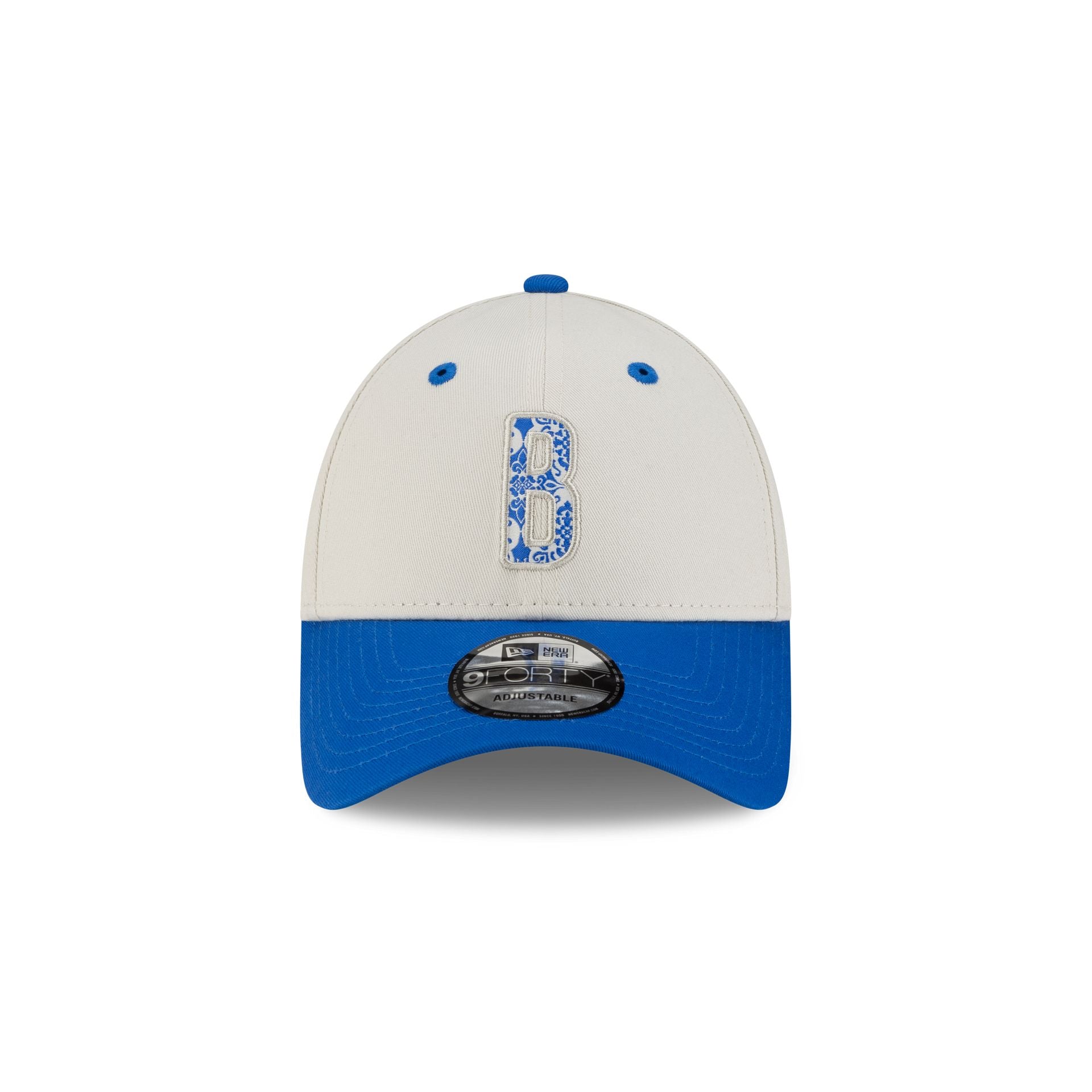 Alternative view of Brooklyn Nets China Games Ivory 9Forty Adjustable Hat