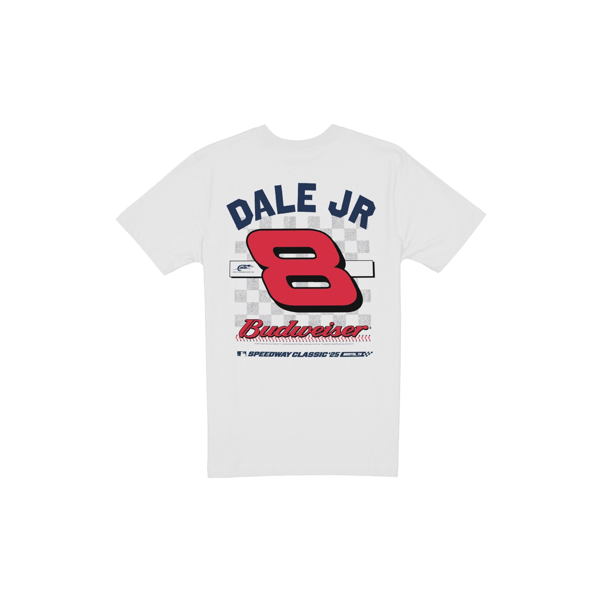 Alternative view of Dale Earnhardt Jr. X Budweiser White T-Shirt