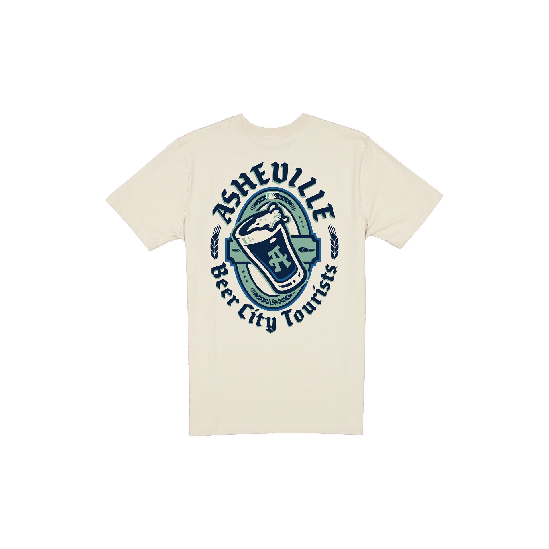 Alternative view of Asheville Tourists Oktoberfest White T-Shirt