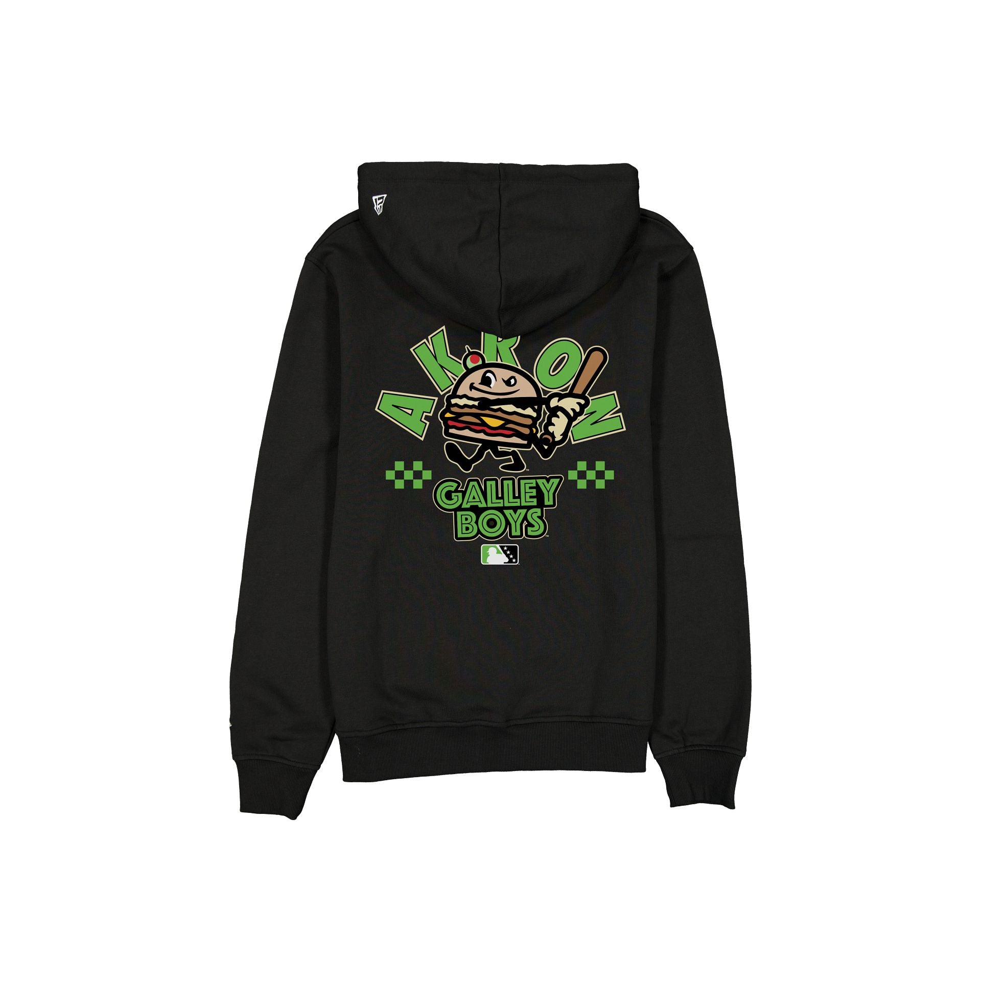 Alternative view of Akron Rubberducks Black Food Pack Hoodie