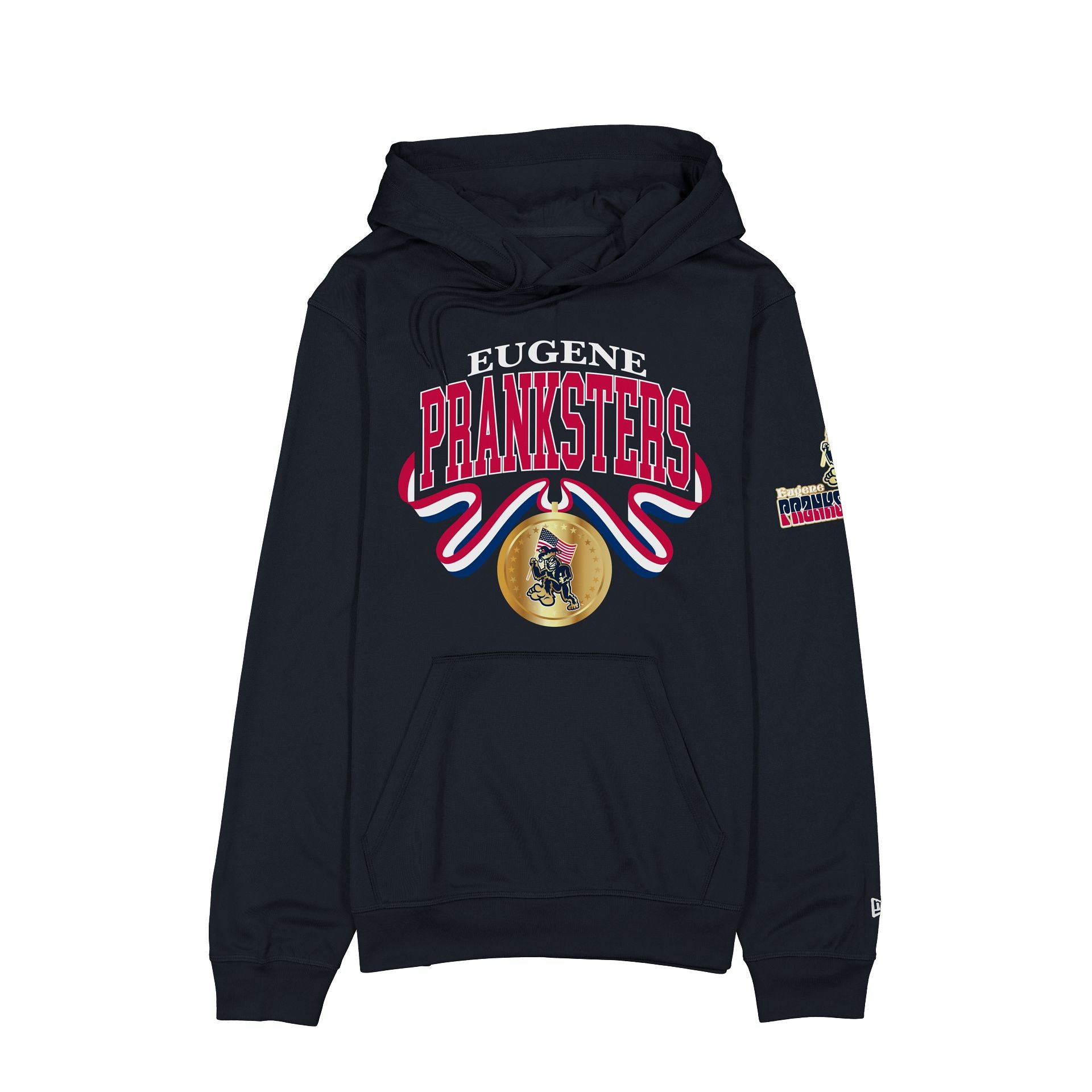 Eugene Emeralds Americana Navy Hoodie